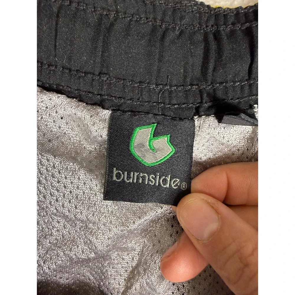 Burnside Board‎ Shorts Mens Medium Multi Color Plaid Gradient y2k Swim Trunks